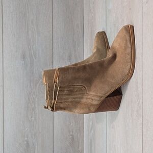 Marc Fisher LTD Women Loshay Leather Ankle The Pointed toe Heels shoes sz 9.5M